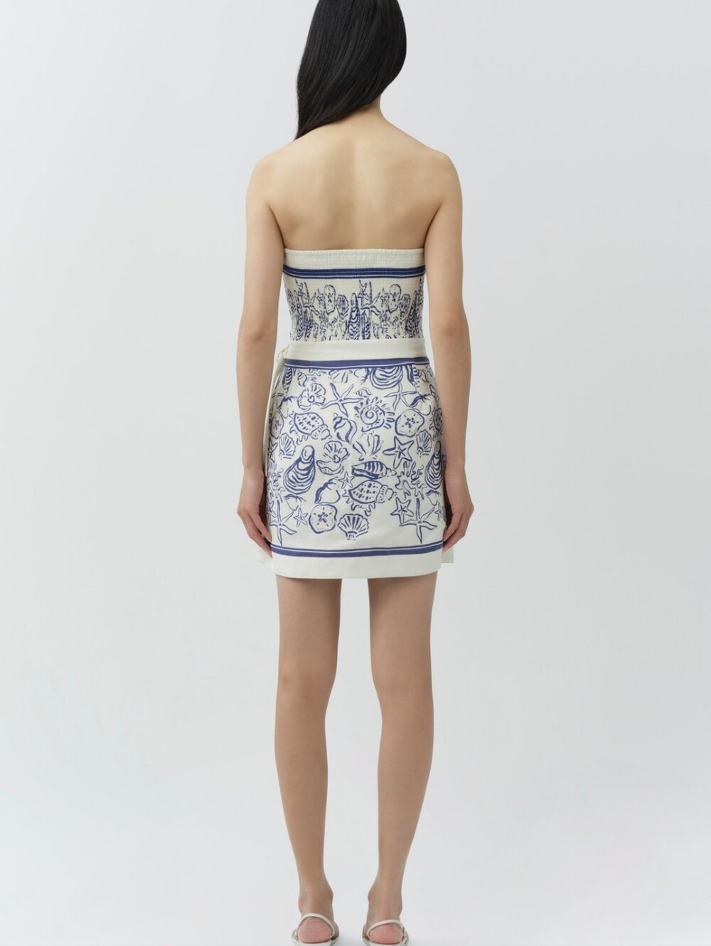 Simkhai Darbie Linen Bustier Mini Dress - Picture 4 of 6